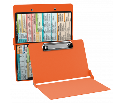 WhiteCoat Clipboard® - Orange Diagnostic Sonography Edition
